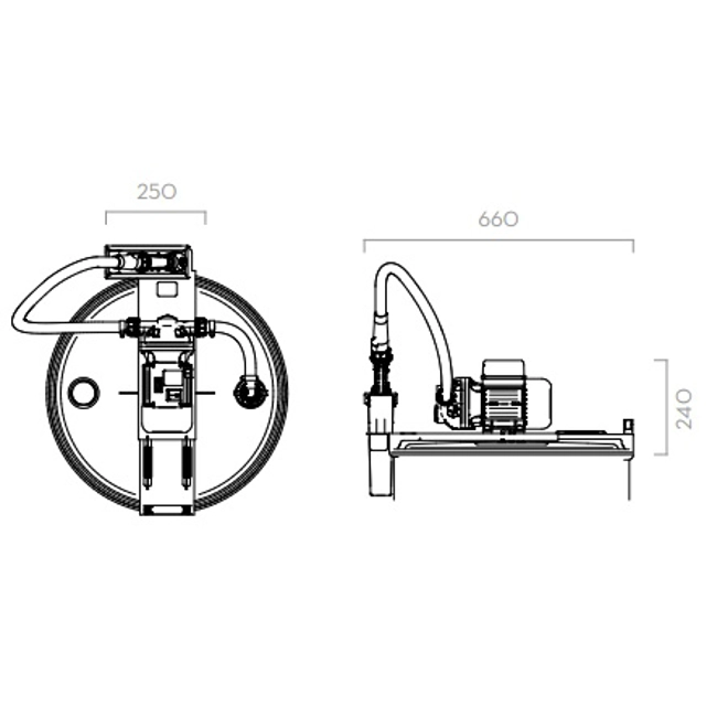 Vendita online Gruppo erogatore SUZZARABLUE DRUM 230V/50HZ SB325_X